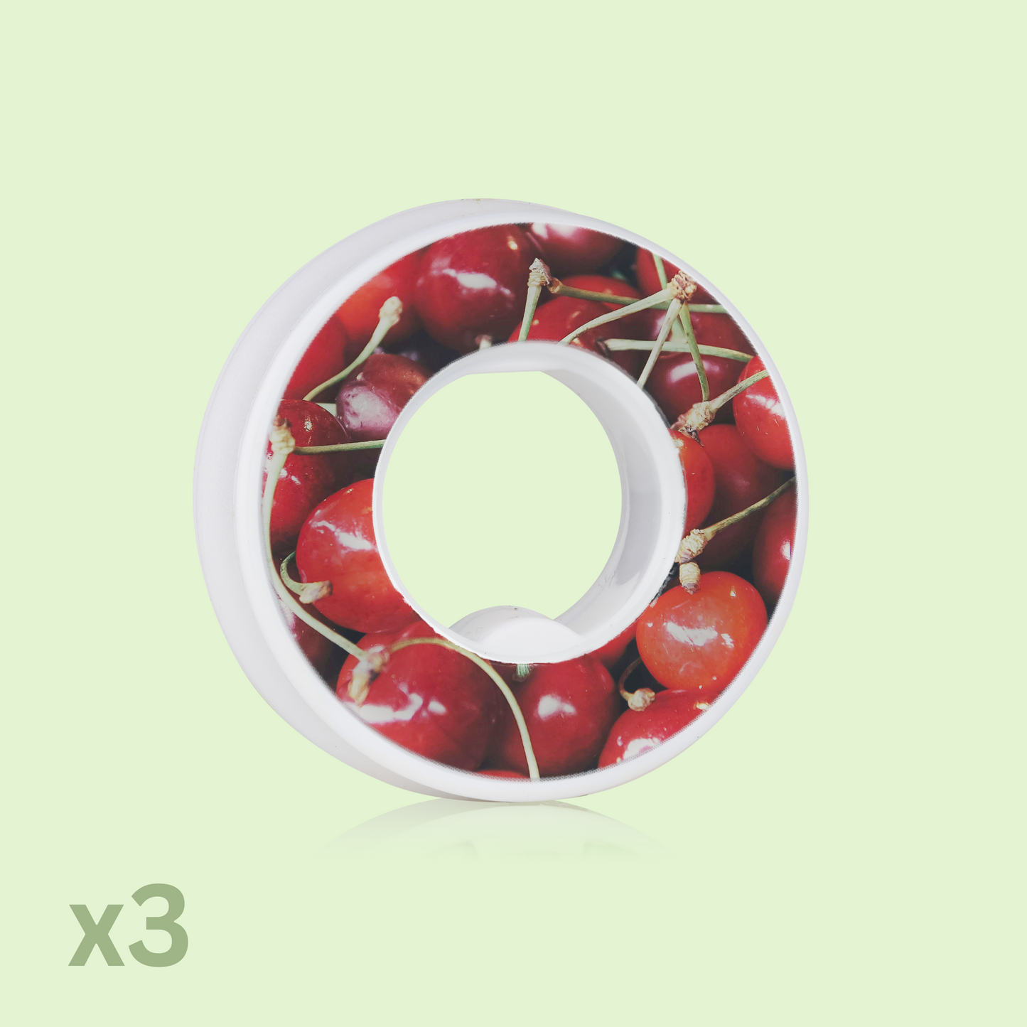 סט 3 טבעות - דובדבן