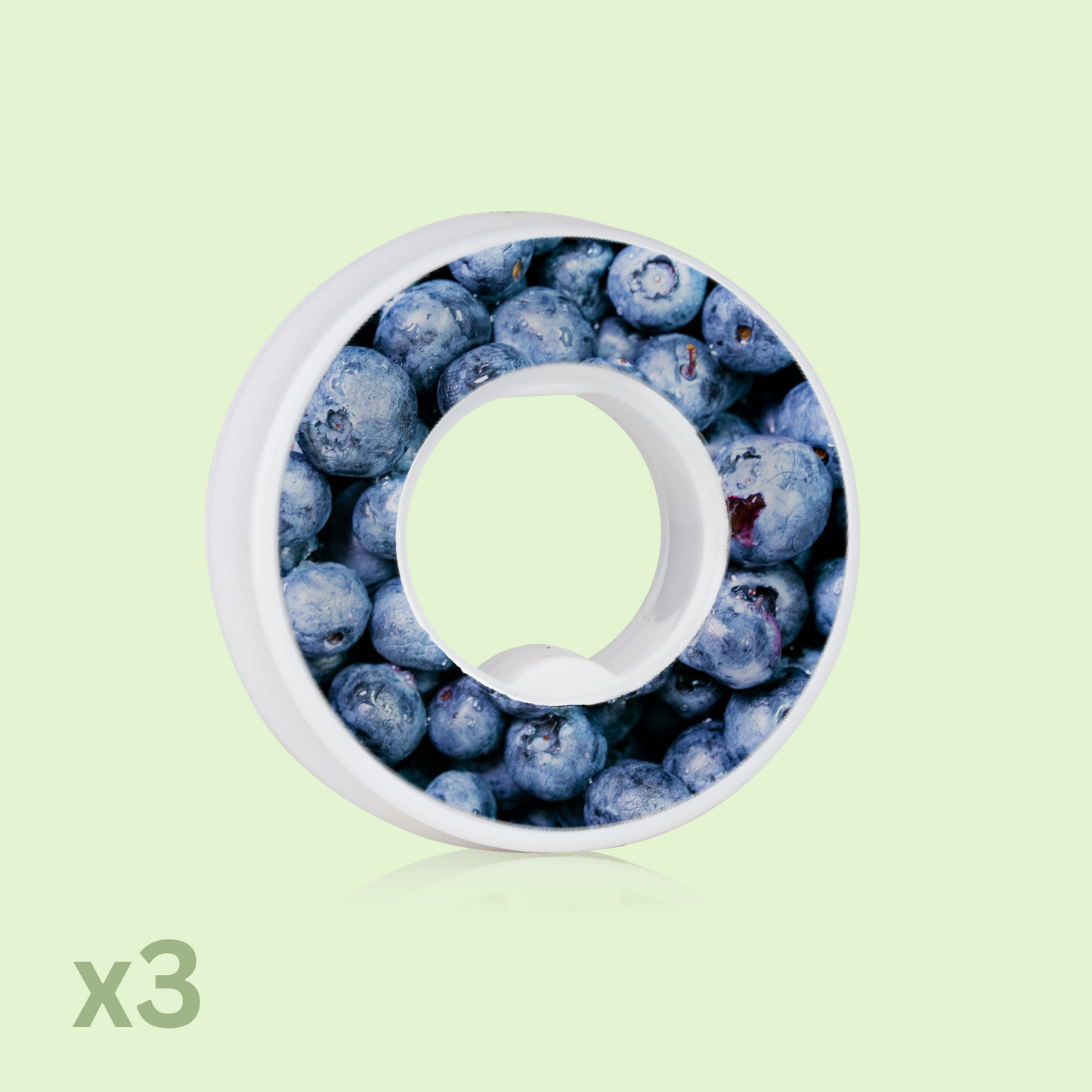 סט 3 טבעות - אוכמניות