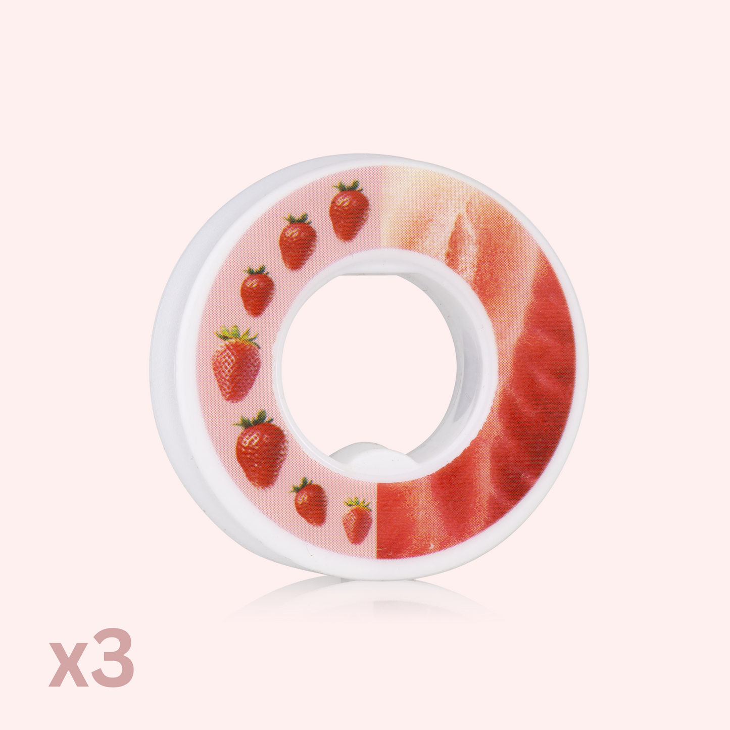 סט 3 טבעות - תות